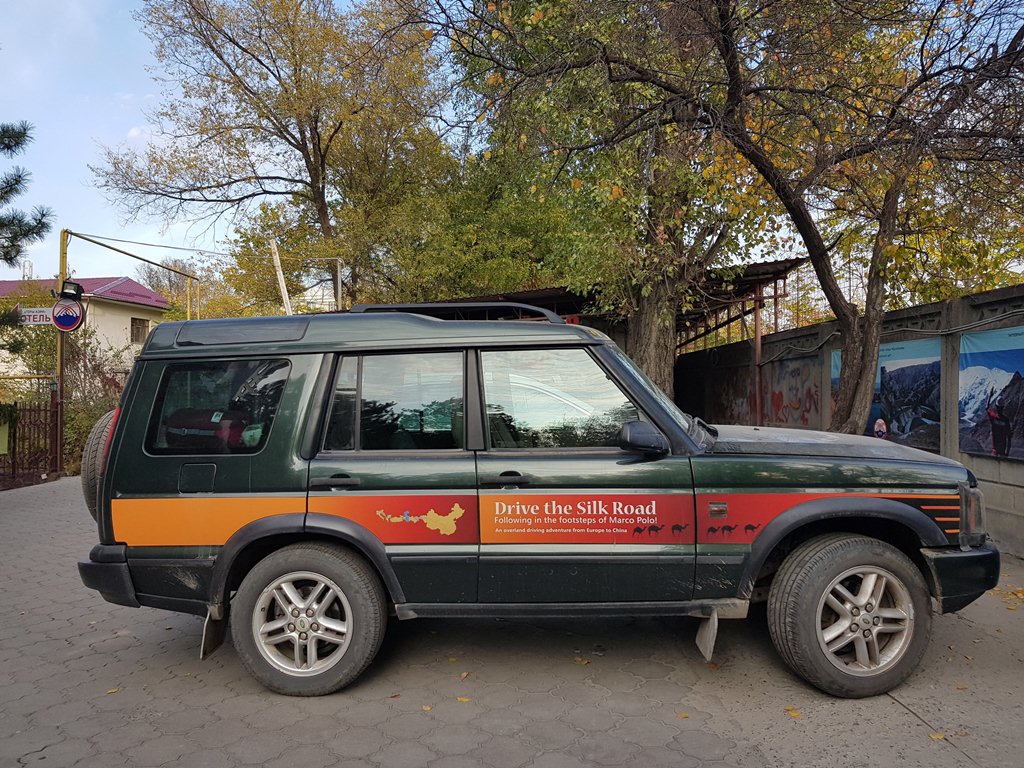 >By car along the great silk road 
