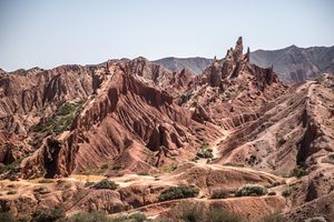 Каньон Сказка на южном берегу озера Иссык-Куль