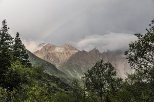 Радуга в ущелье Ала-Арча
