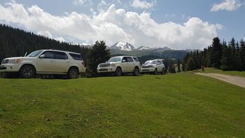 Five days by car around the Issyk-Kul lake