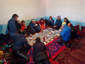 Обед в местном гостевом доме Обед в местном гостевом доме