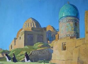 Рисуем красками в Узбекистане Рисуем красками в Узбекистане