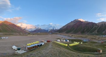 Lenin peak and Yukhin peak climbers with Asia Mountains company Lenin peak and Yukhin peak climbers with Asia Mountains company