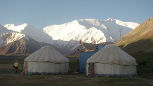 Базовый лагерь в Ачик-Таш