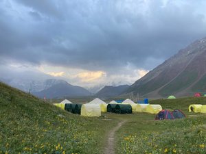 Asia Mountains base camp