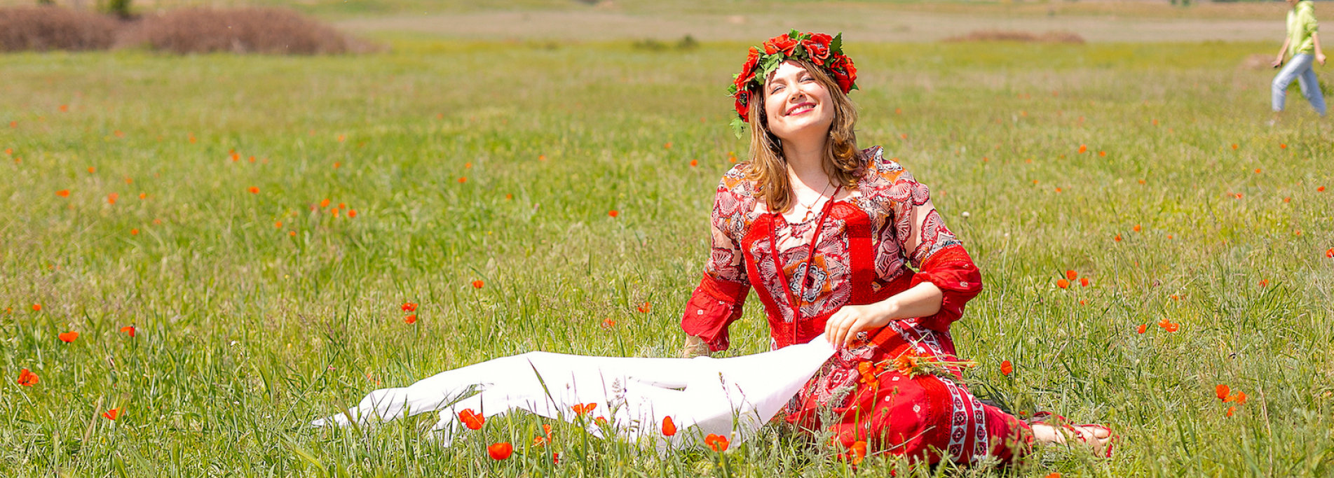 Poppy fields of Kyrgyzstan  - Splendor of the Chui valley