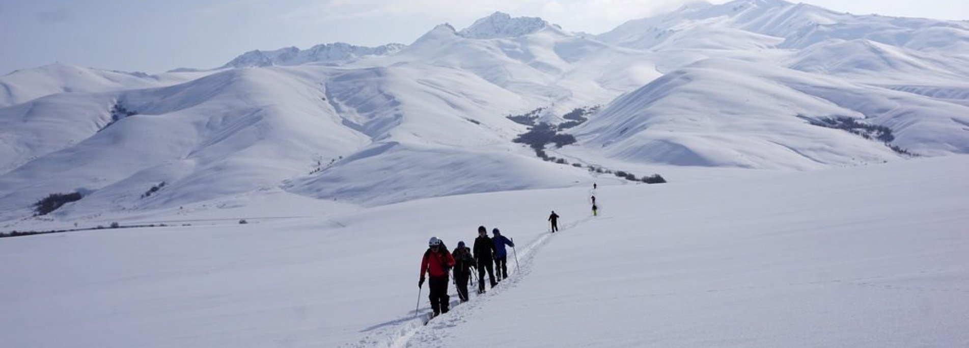 Skiing in Arslanbob - Skitouring guided group