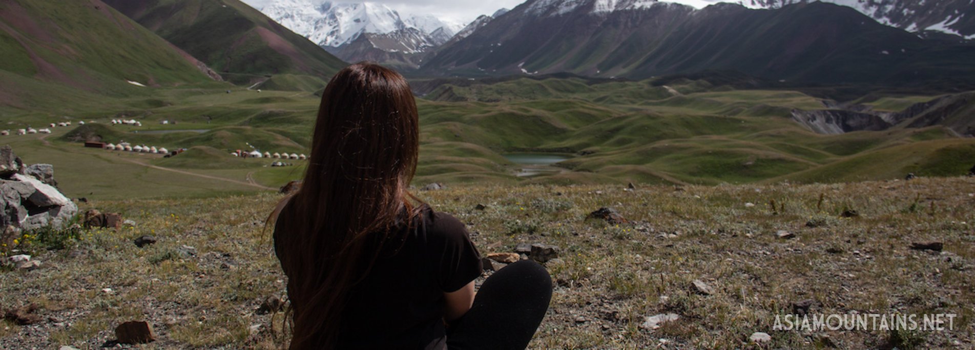 Summer vacation in the mountains of Kyrgyzstan