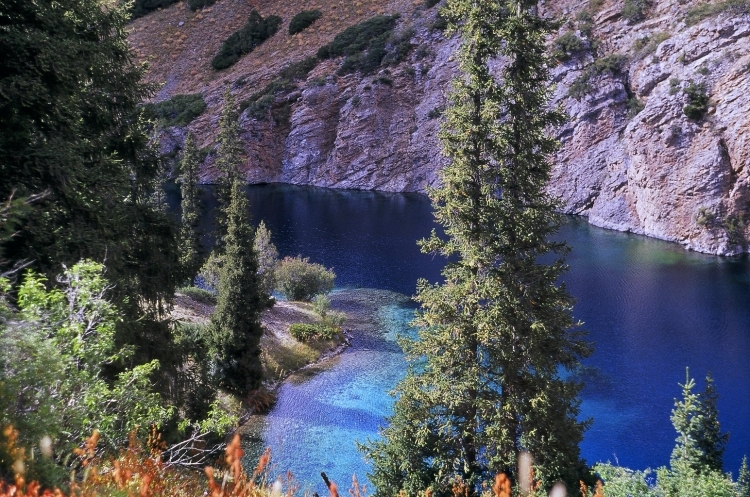 Озеро в заповеднике Сары Челек / Lake in the Sary Chelek Reserve