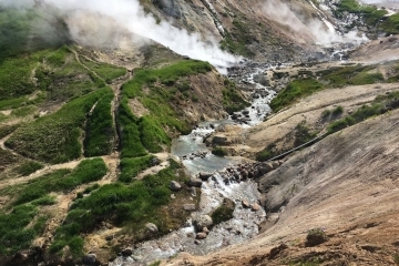 Мини Долина Гейзеров (Дачные термальные источники) / Mini Valley of Geysers (Dachnye thermal springs)