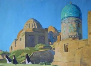 Рисуем красками в Узбекистане / Paint and travel in Uzbekistan
