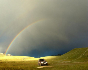Радуга в горах / Rainbow in the mountains