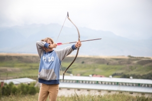 Стрельба из лука в Жыргалане / Archery in Zhyrgalan valley