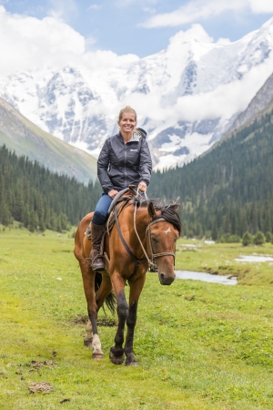 Катание верхом на лошади в Киргизии / Horse riding trip in Kyrgyzstan