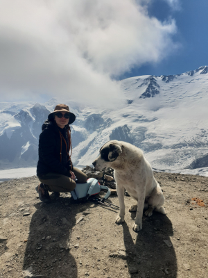 На пике Юхина / At Yukhin peak 5130