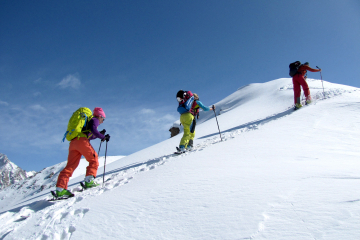 Ski touring in Irdyk gorge