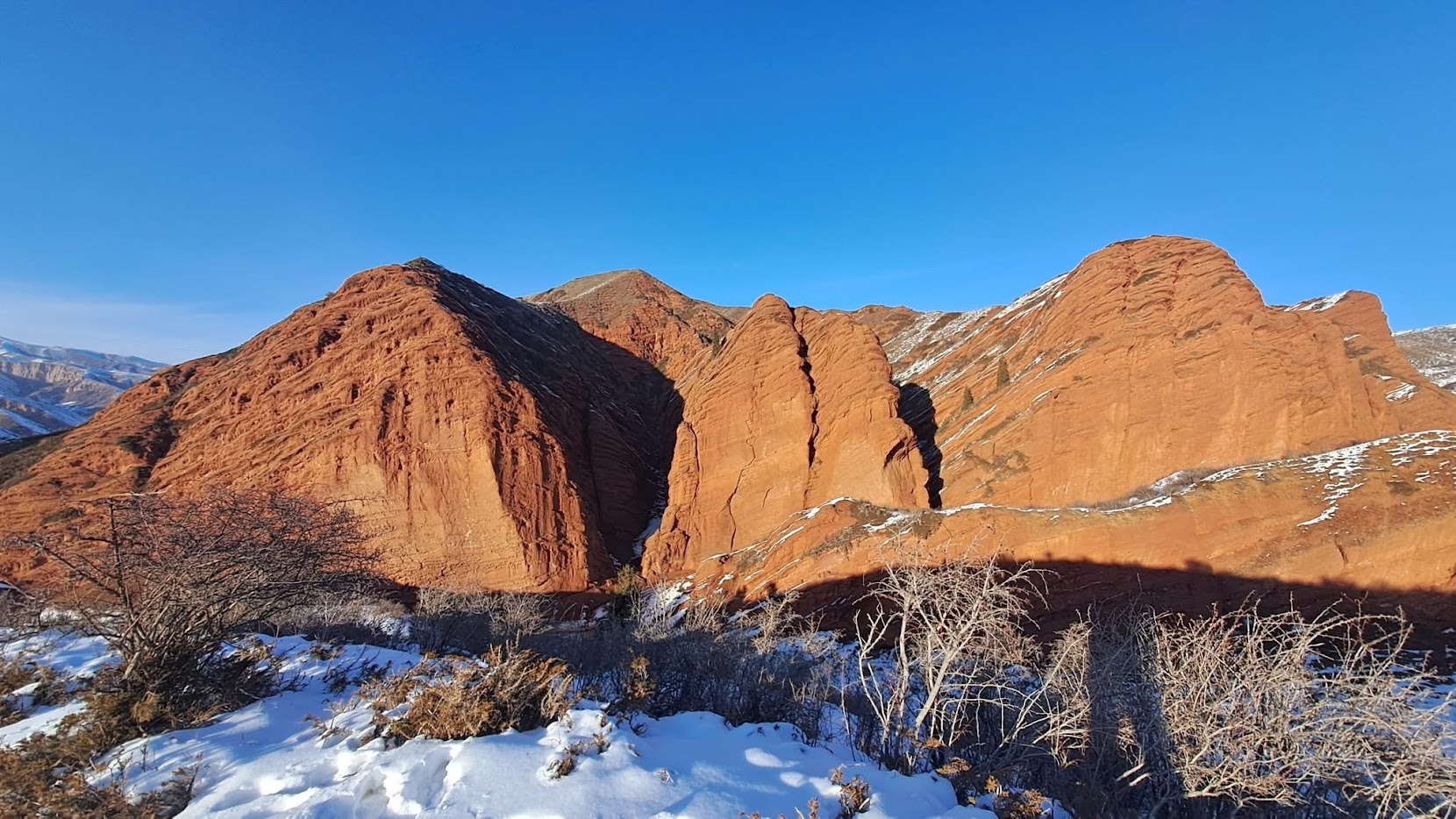 winter excursion in Kyrgyzstan